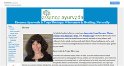 Desktop Screenshot of essenceayurveda.com